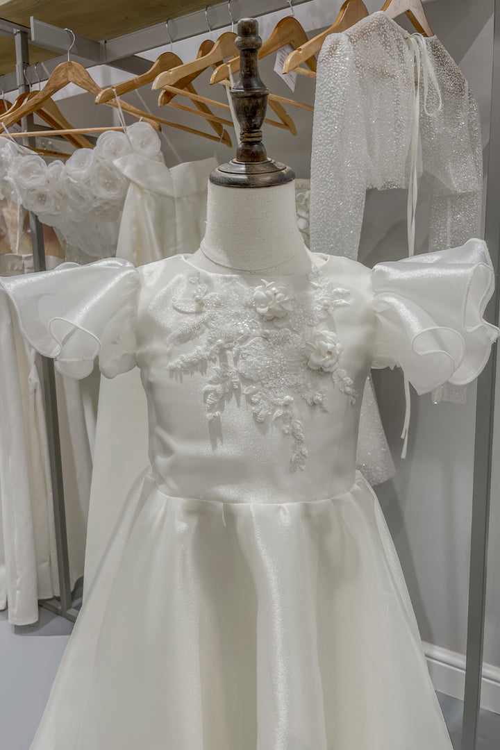 Детска рокля, подходяща за официална рокля или шаферска към булчинска рокля.