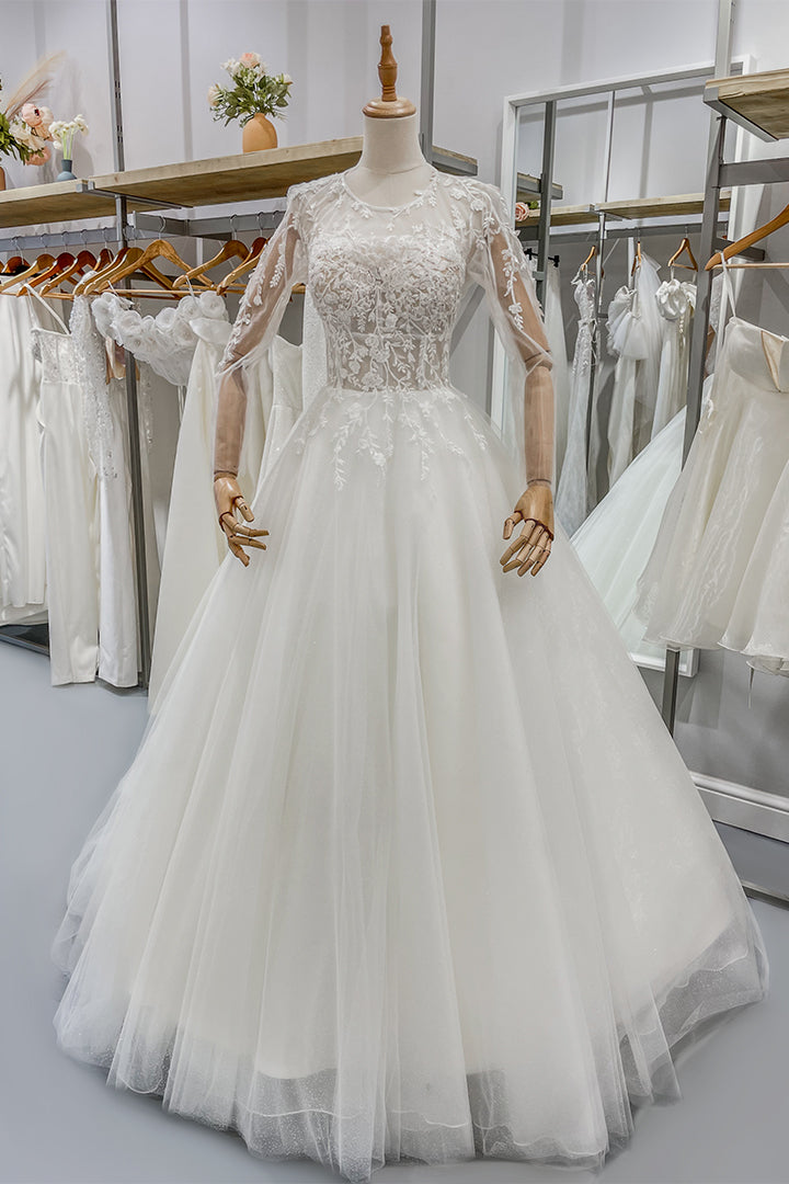 Принцеска официална рокля, идеален избор за изящна булчинска рокля.