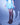 Къса пола Mirabel LIZA KAIN София. Официална пола от синя органза. Обемна пола тип балон. 