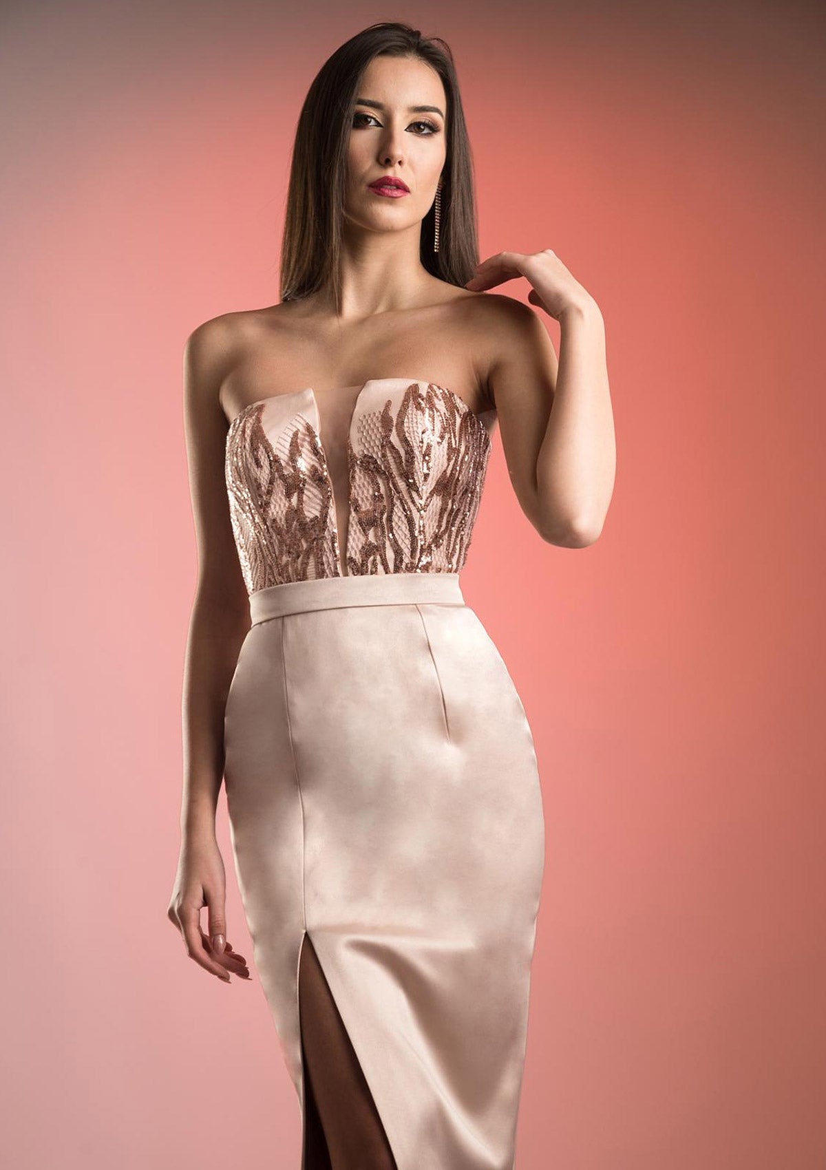 Paeonia Lactiflora Formal Dress