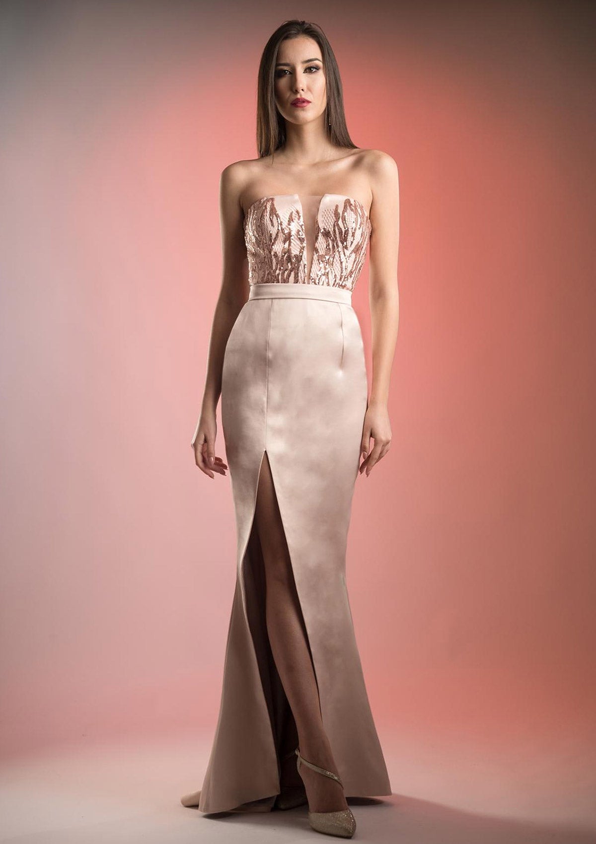 Paeonia Lactiflora Formal Dress