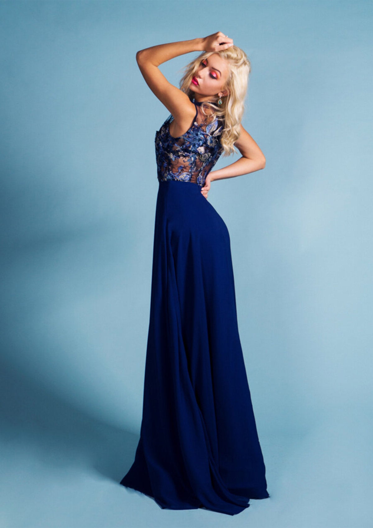 Salvia Azurea Formal Dress