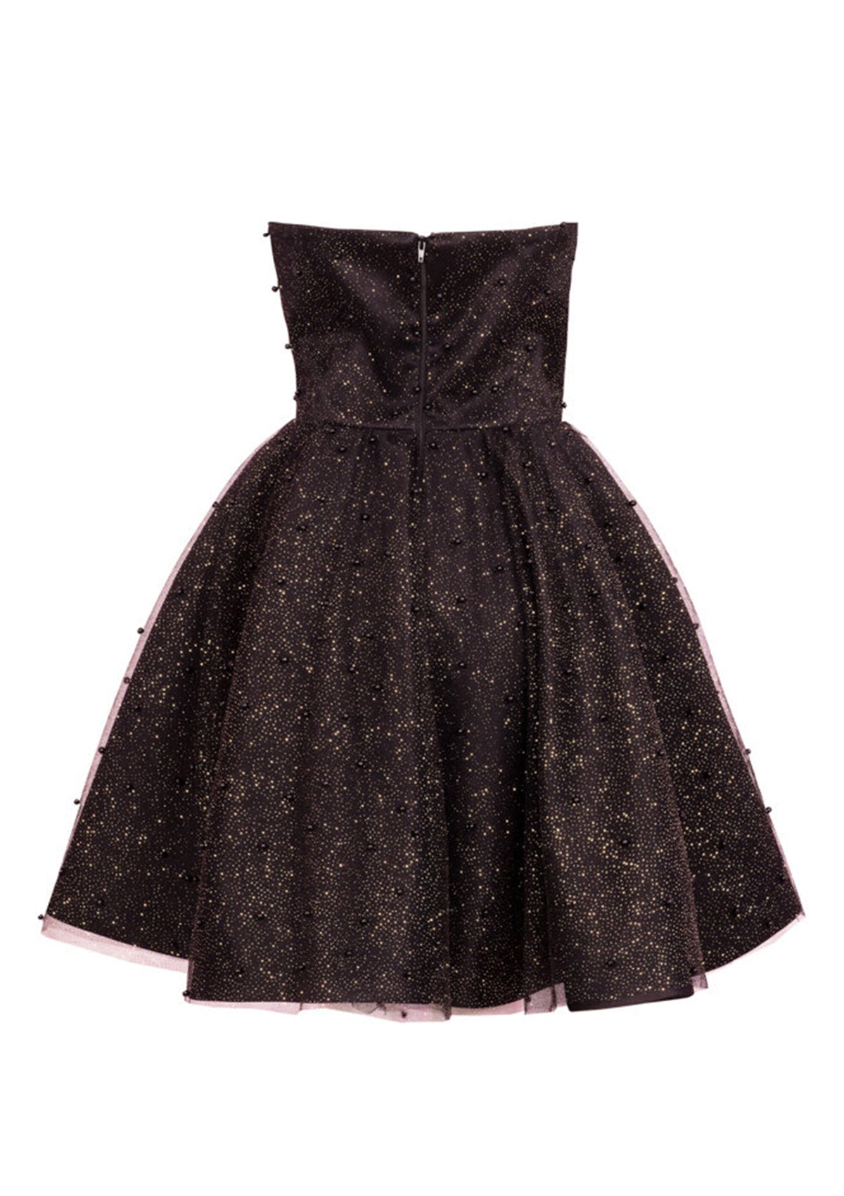 Black Velvet Petunia Formal Dress