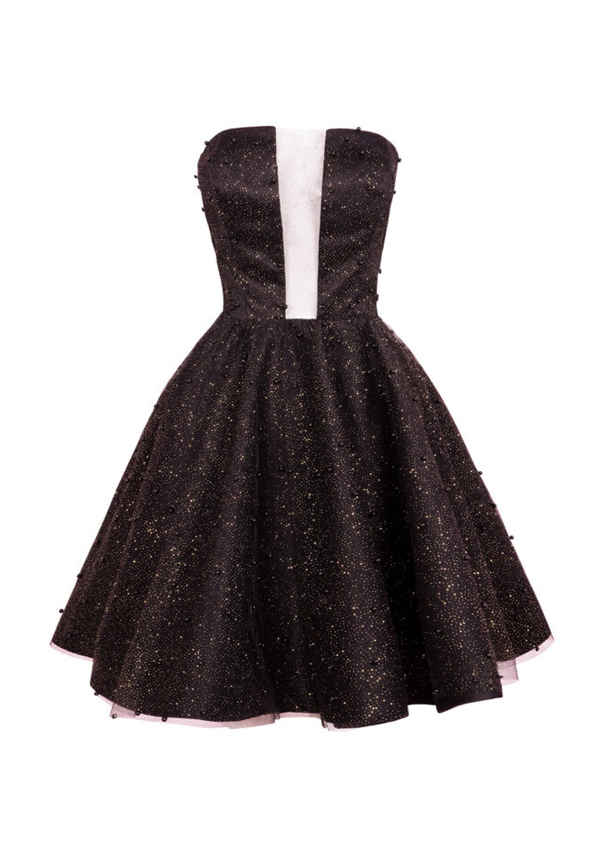 Black Velvet Petunia Formal Dress