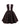 Къса рокля Black Velvet Petunia LIZA KAIN София. Официална рокля от блестящ черен тюл. Корсет с дълбоко деколте с мрежа. Разкроена пола.