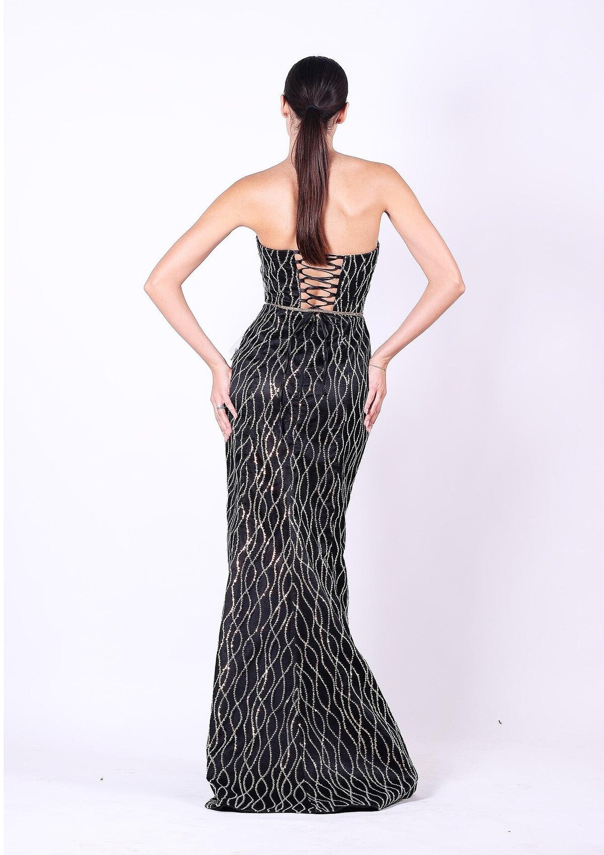 SATIN PROVOCARE DRESS